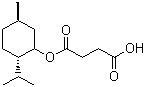 structure of CAS# 77341-67-4, 琥珀酸单薄荷酯