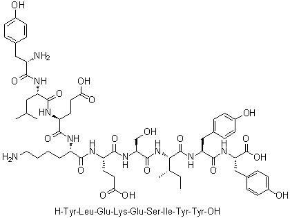 CAS # 773853-65-9, L-Tyrosyl-L-leucyl-L-alpha-glutamyl-L-lysyl-L-alpha-glutamyl-L-seryl-L-isoleucyl-L-tyrosyl-L-tyrosine