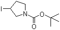 structure of CAS# 774234-25-2, 1-Boc-3-iodopyrrolidine
