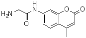 structure of CAS# 77471-42-2, 2-氨基-N-(4-甲基-2-氧代-2H-1-苯并吡喃-7-基)乙酰胺