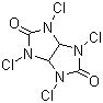 CAS 登录号：776-19-2, 四氯甘脲, 1,3,4,6-四氯甘脲