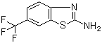 structure of CAS# 777-12-8, 2-氨基-6-(三氟甲基)-1,3-苯并噻唑