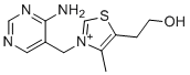 CAS # 7771-57-5, Desmethylthiamine, Thiamine EP Impurity B,2-[3-[(4-aminopyrimidin-5-yl)methyl]-4-methyl-1,3-thiazol-3-ium-5-yl]ethanol