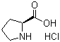 structure of CAS# 7776-34-3, L-脯氨酸盐酸盐