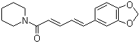 CAS # 7780-20-3, Piperine, 1-[5-(1,3-Benzodioxol-5-yl)-1-oxo-2,4-pentadienyl]piperidine