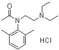 CAS # 77966-80-4, N-[2-(Diethylamino)ethyl]-N-(2,6-dimethylphenyl)acetamide monohydrochloride