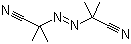 structure of CAS# 78-67-1, 2,2'-Azobis(2-methylpropionitrile)