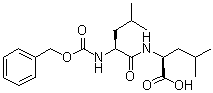 structure of CAS# 7801-71-0, N-苄氧羰基-L-亮氨酰-L-亮氨酸