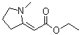 CAS # 78167-64-3, 2-(1-Methyl-2-pyrrolidinylidene)acetic acid ethyl ester
