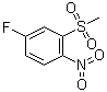 structure of CAS# 78228-02-1, 4-氟-2-(甲基磺酰基)硝基苯