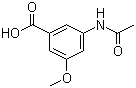structure of CAS# 78238-03-6, 3-甲氧基-5-乙酰基氨基苯甲酸