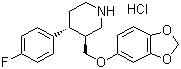 structure of CAS# 78246-49-8, 盐酸帕罗西汀