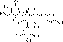 structure of CAS# 78281-02-4, 羟基红花黄色素 A