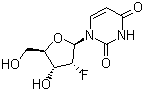 structure of CAS# 784-71-4, 2'-氟-2'-脱氧尿苷