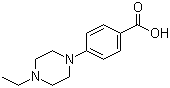 structure of CAS# 784130-66-1, 4-(4-Ethylpiperazin-1-yl)benzoic acid