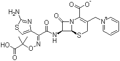 structure of CAS# 78439-06-2, 头孢他啶