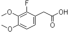 structure of CAS# 78495-65-5, 2-氟-3,4-二甲氧基苯乙酸