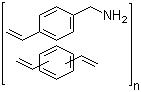 structure of CAS# 78578-28-6, 4-Aminomethylstyrene-divinylbenzene copolymer