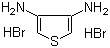 structure of CAS# 78637-85-1, 3,4-Diaminothiophene dihydrobromide