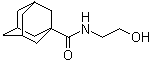 structure of CAS# 78743-65-4, N-2-羟基乙基-1-金刚烷甲酰胺