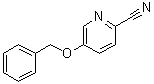 structure of CAS# 78760-60-8, 5-(Phenylmethoxy)-2-pyridinecarbonitrile