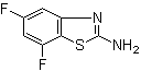 structure of CAS# 788124-34-5, 5,7-Difluoro-2-benzothiazolamine