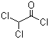 structure of CAS# 79-36-7, Dichloroacetyl chloride