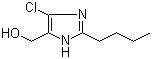 structure of CAS# 79047-41-9, 2-Butyl-4-chloroimidazole-5-methanol