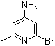 structure of CAS# 79055-59-7, 2-Bromo-6-methylpyridin-4-amine