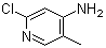 structure of CAS# 79055-62-2, 4-Amino-2-chloro-5-methylpyridine