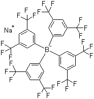 structure of CAS# 79060-88-1, 四(3,5-二(三氟甲基)苯基)硼酸钠