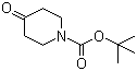 structure of CAS# 79099-07-3, N-(tert-Butoxycarbonyl)-4-piperidone