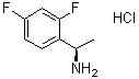 structure of CAS# 791098-81-2, [(R)-1-(2,4-二氟苯基)乙基]胺盐酸盐