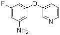 structure of CAS# 791644-59-2, 3-氟-5-(3-吡啶基氧基)苯胺