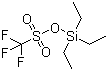 structure of CAS# 79271-56-0, 三乙基硅基三氟甲磺酸酯