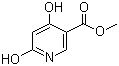 structure of CAS# 79398-27-9, Methyl 4,6-dihydroxynicotinate