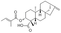 CAS 登录号：79406-09-0, 3alpha-巴豆酰基氧基-等效-贝壳杉-16-烯酸