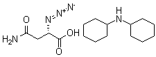 CAS # 79410-49-4, (S)-4-Amino-2-azido-4-oxobutanoic acid dicyclohexylammonium salt