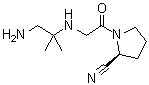 CAS # 794460-89-2, (2S)-1-[[(2-Amino-1,1-dimethylethyl)amino]acetyl]-2-pyrrolidinecarbonitrile