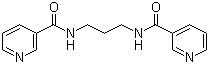 structure of CAS# 79455-30-4, 烟拉文；N,N'-亚丙基双烟酰胺