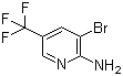 structure of CAS# 79456-30-7, 2-Amino-3-bromo-5-(trifluoromethyl)pyridine