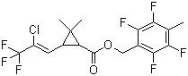 structure of CAS# 79538-32-2, Tefluthrin