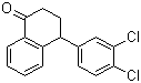 structure of CAS# 79560-19-3, 4-(3,4-Dichlorophenyl)-1-tetralone