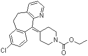 Loratadine molecular structure (CAS 79794-75-5)