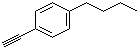 structure of CAS# 79887-09-5, 4-丁基苯乙炔