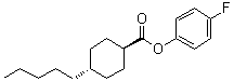 CAS # 79912-83-7, trans-4-Pentylcyclohexanecarboxylic acid 4-fluorophenyl ester
