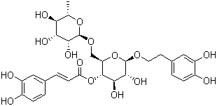 structure of CAS# 79916-77-1, 连翘脂苷 A