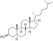 CAS # 80-97-7, Dihydrocholesterol, 3beta-Cholestanol, 5-alpha-cholestan-3-beta-ol