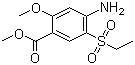 structure of CAS# 80036-89-1, Methyl 4-amino-5-ethylsulfonyl-2-methoxybenzoate
