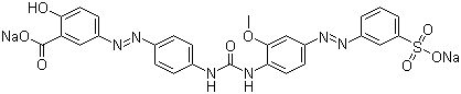 structure of CAS# 8005-52-5, 直接黄 44